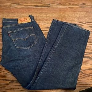 Levi’s men’s 501 36x34 Dark wash